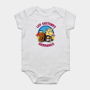 Los Castores Hermanos Baby Bodysuit